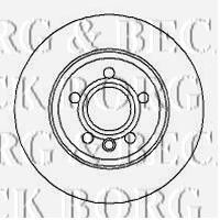 BORG & BECK bbd4278 -  Тормозной диск